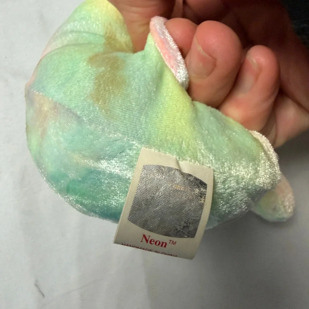 Ty Beanie‎ Babies Collection Grace Neon Magic Hornsly & More Plush Toys Lot of 7